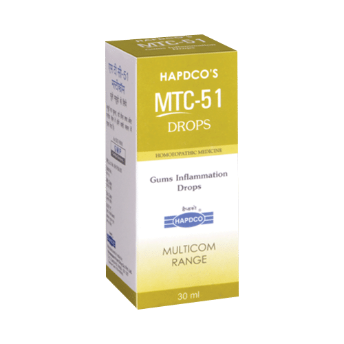 Hapdco MTC-51 Gums Inflammation Drop