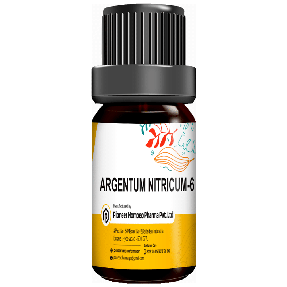 Pioneer Pharma Argentum Nitricum Globules Pellets Multidose Pills 6 CH Pioneer Pharma Argentum Nitricum Globules Pellets Multidose Pills 6 CH