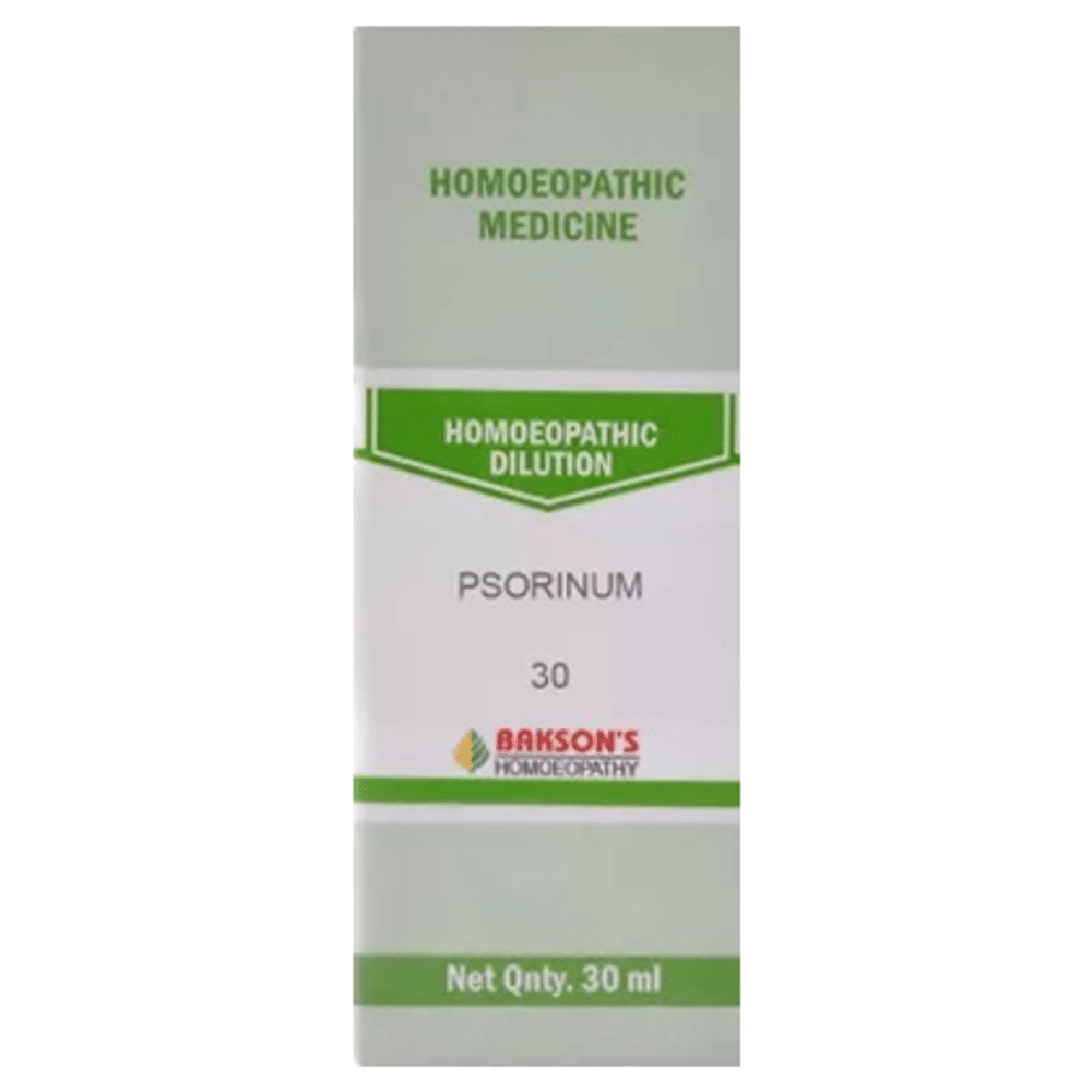 Bakson's Homeopathy Psorinum Dilution 30 Bakson's Homeopathy Psorinum Dilution 30