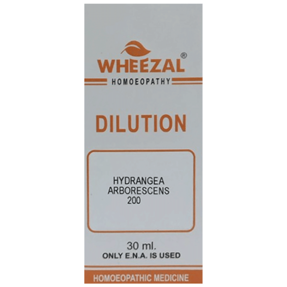 Wheezal Hydrangea Arb Dilution 200 Wheezal Hydrangea Arb Dilution 200