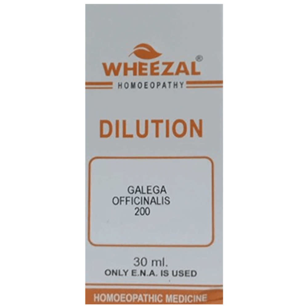 Wheezal Galega Officianalis Dilution 200 Wheezal Galega Officianalis Dilution 200