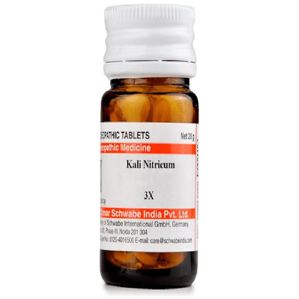 Dr Willmar Schwabe India Kali Nitricum Trituration Tablet 3X Dr Willmar Schwabe India Kali Nitricum Trituration Tablet 3X