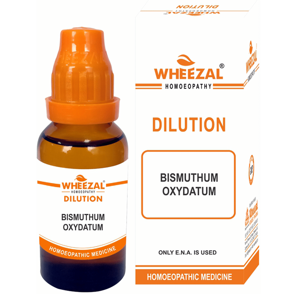 Wheezal Bismuthum Oxydatum Dilution 1M Wheezal Bismuthum Oxydatum Dilution 1M