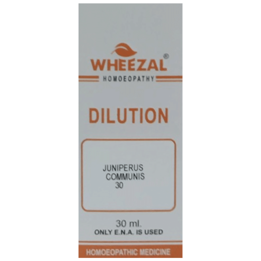 Wheezal Juniperus Communis Dilution 30 Wheezal Juniperus Communis Dilution 30