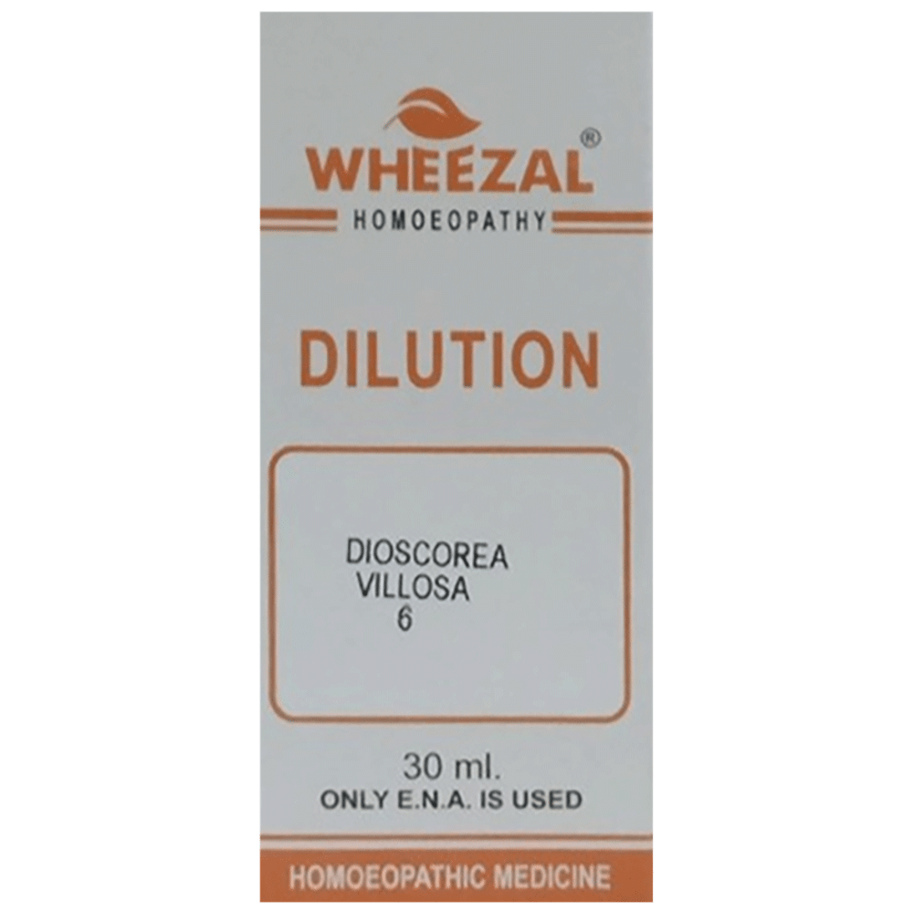 Wheezal Discorea Villosa Dilution 6 Wheezal Discorea Villosa Dilution 6