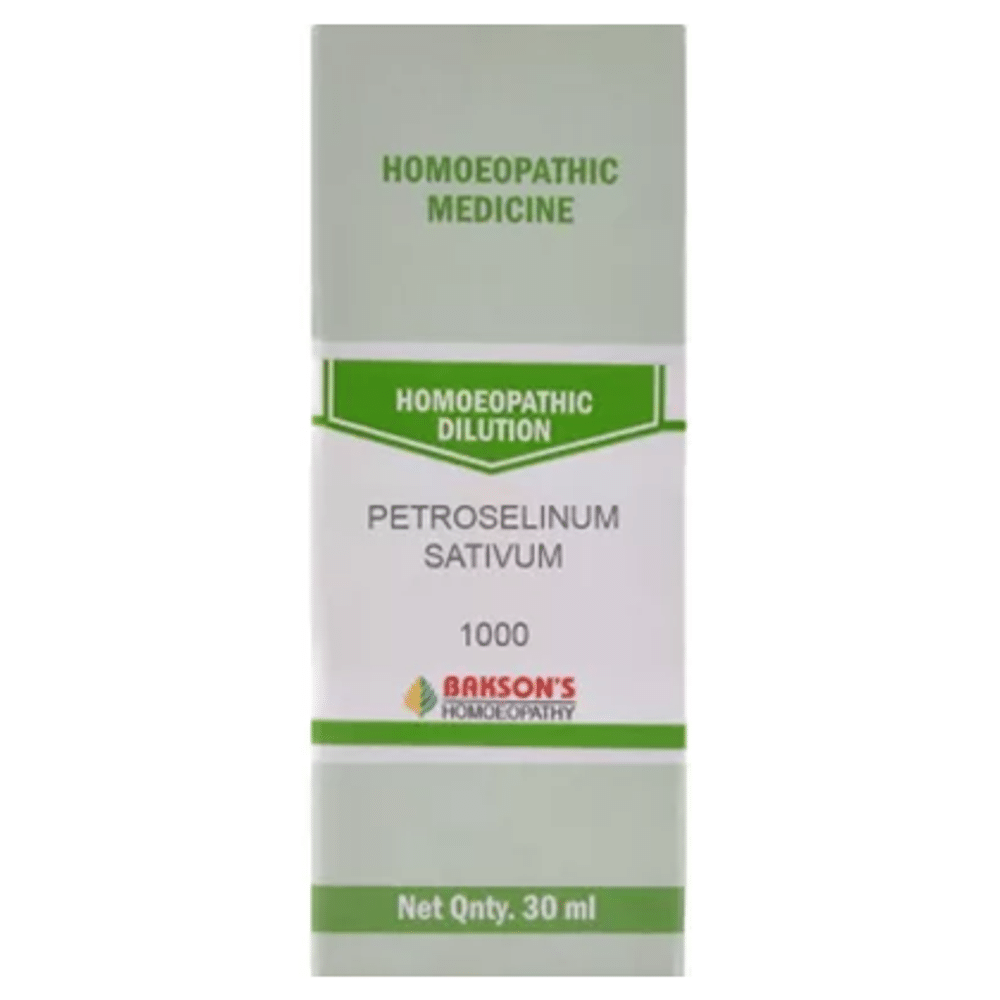 Bakson's Homeopathy Petroselinum Sativum Dilution 1000 CH Bakson's Homeopathy Petroselinum Sativum Dilution 1000 CH