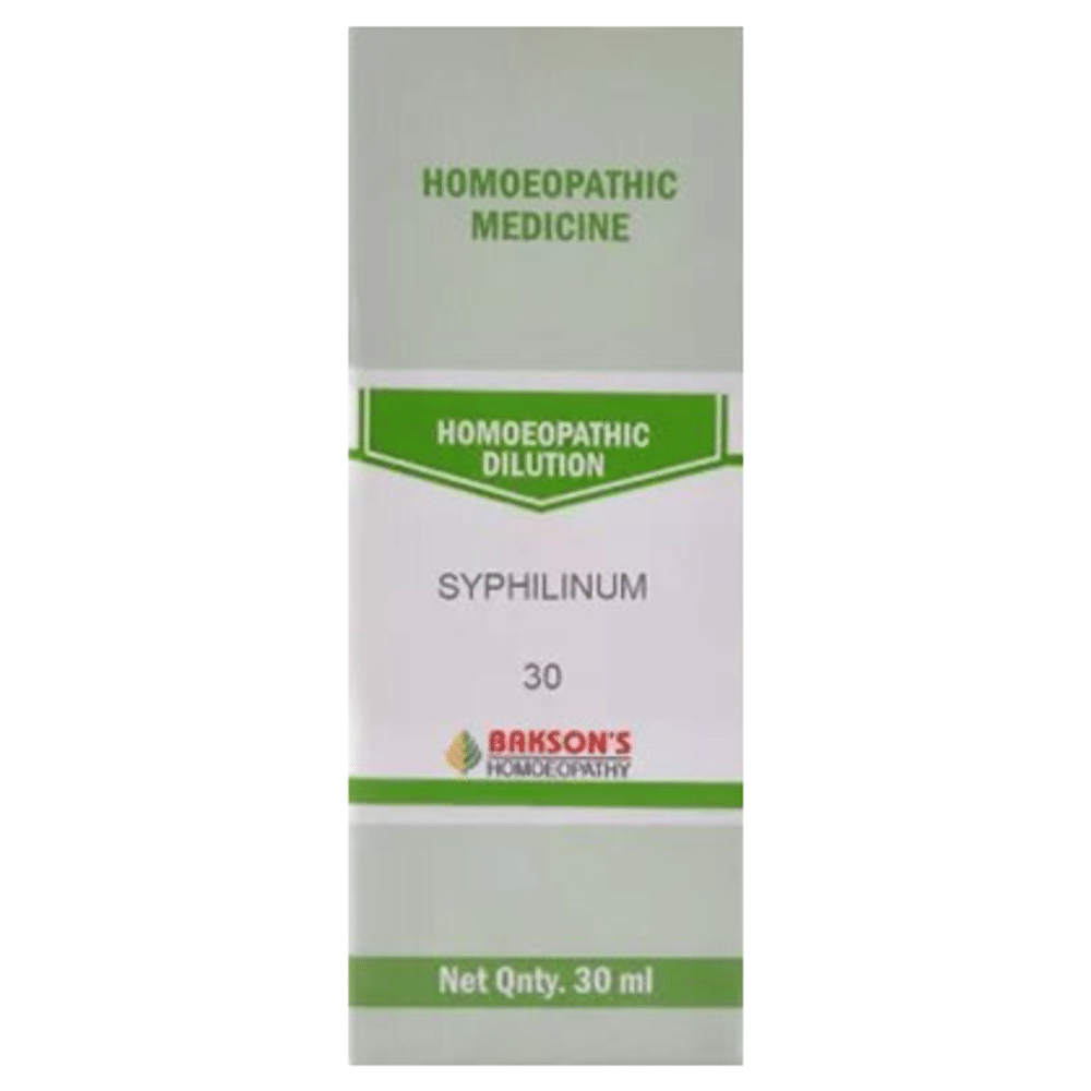 Bakson's Homeopathy Syphilinum Dilution 30 Bakson's Homeopathy Syphilinum Dilution 30