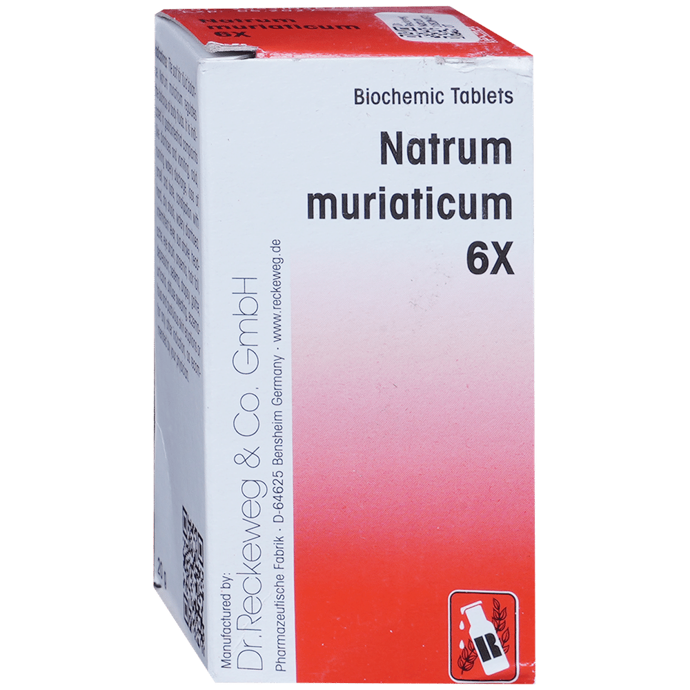Dr. Reckeweg Natrum Muriaticum Biochemic Tablet 6X Dr. Reckeweg Natrum Muriaticum Biochemic Tablet 6X