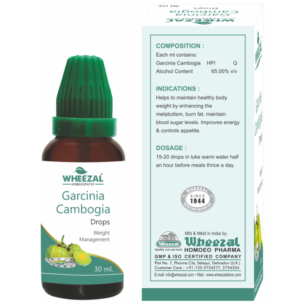 Wheezal Garcinia Cambogia Drop Wheezal Garcinia Cambogia Drop