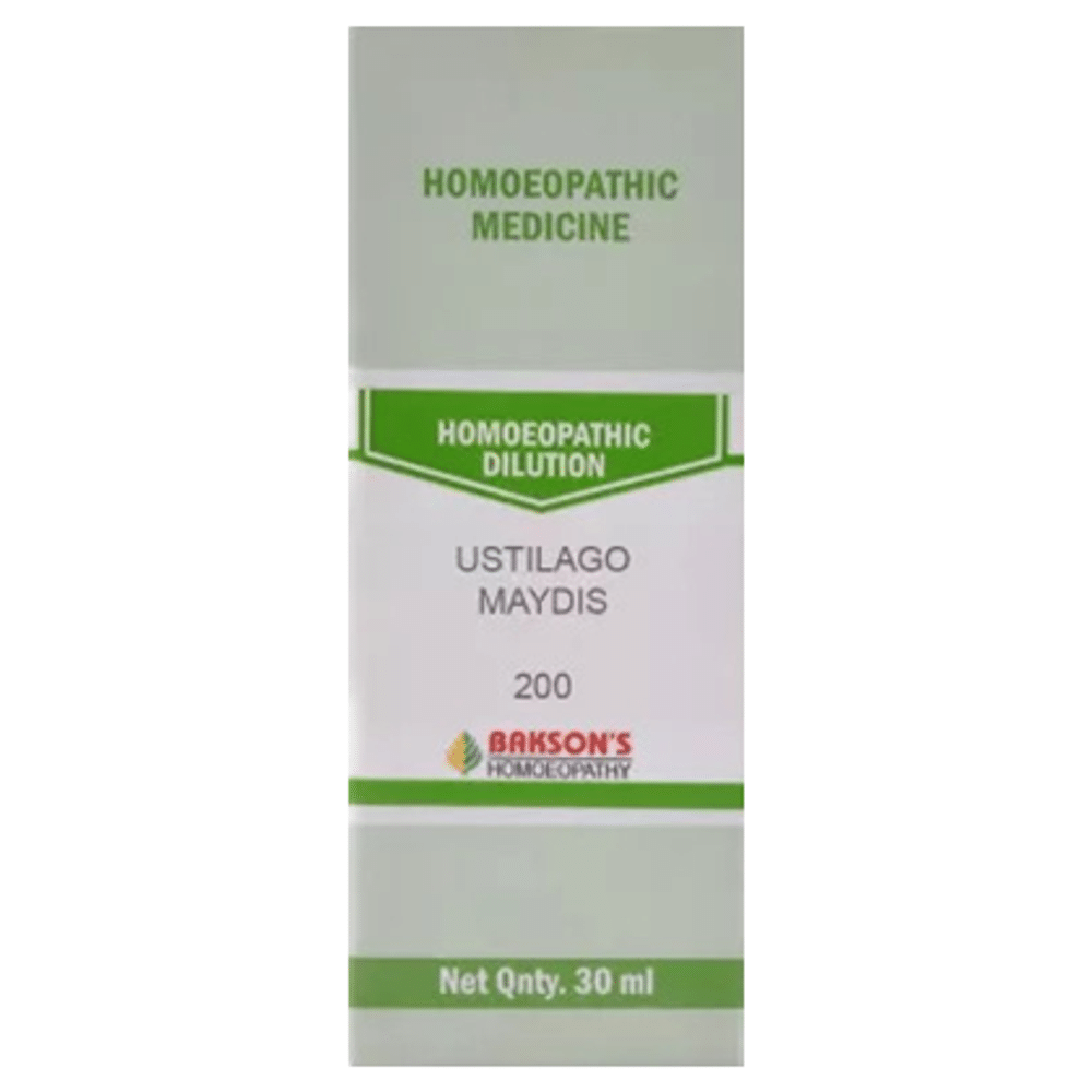 Bakson's Homeopathy Ustilago Maydis Dilution 200 Bakson's Homeopathy Ustilago Maydis Dilution 200