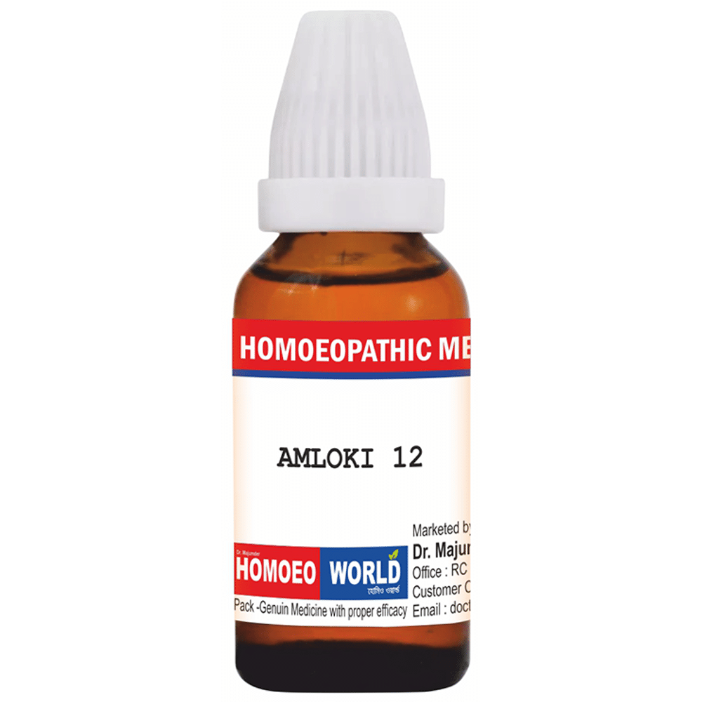 Dr. Majumder Homeo World Amloki Dilution (30 ml Each) 12 CH Dr. Majumder Homeo World Amloki Dilution (30 ml Each) 12 CH