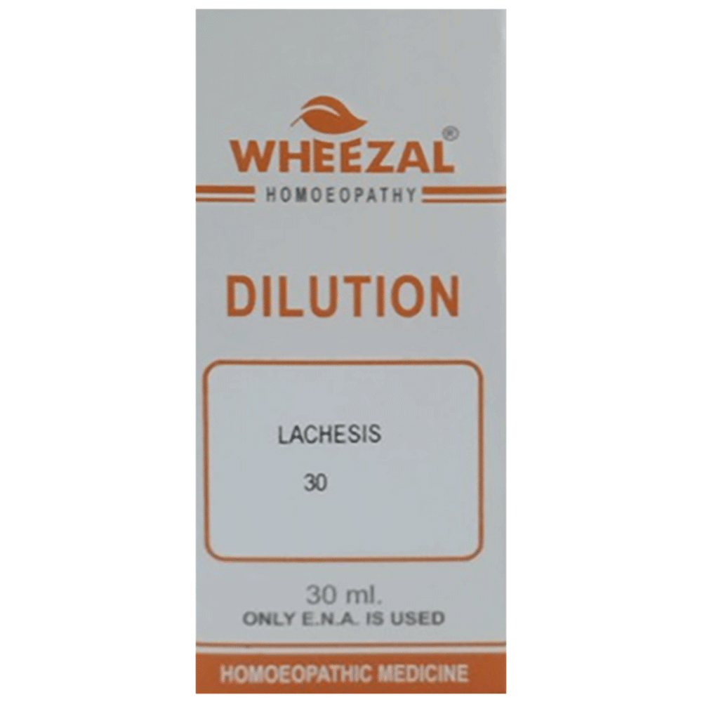 Wheezal Lachesis Dilution 30 Wheezal Lachesis Dilution 30