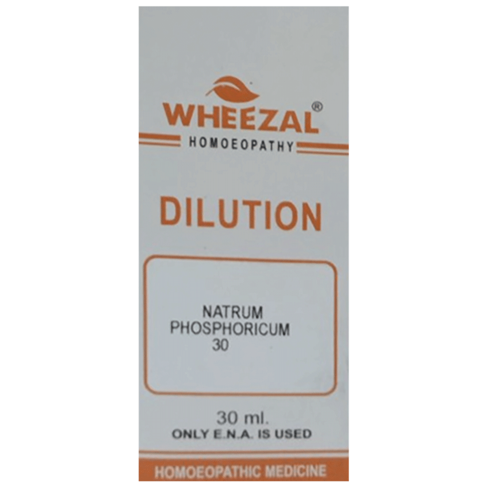 Wheezal Natrum Phosphoricum Dilution 30 Wheezal Natrum Phosphoricum Dilution 30