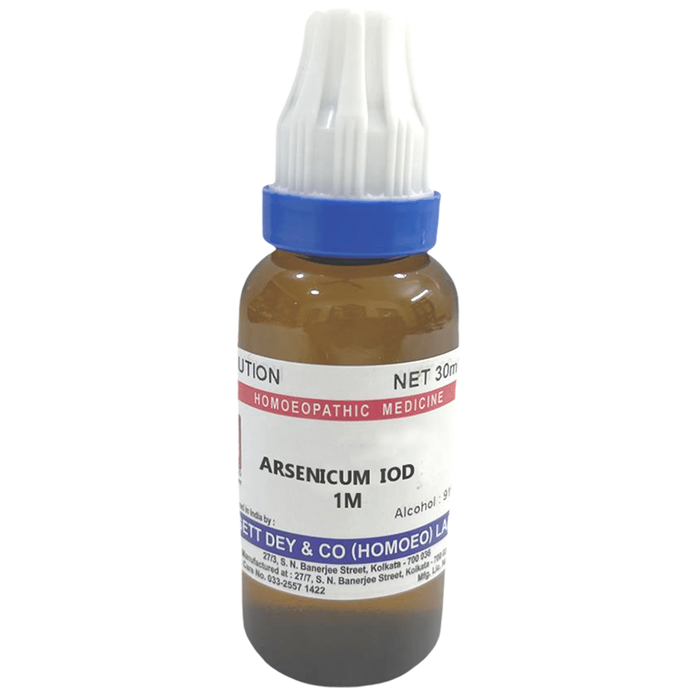 Sett Dey Arsenicum Iod Dilution 1M Sett Dey Arsenicum Iod Dilution 1M