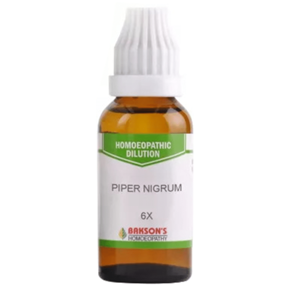 Bakson's Homeopathy Piper Nigrum Dilution 6X Bakson's Homeopathy Piper Nigrum Dilution 6X