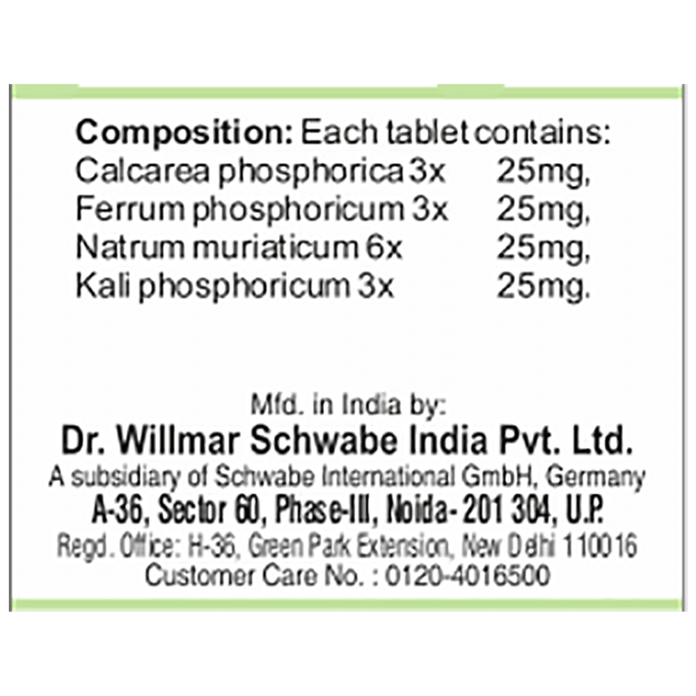 Dr Willmar Schwabe India Bio-Combination 01 (BC 01)Tablet Dr Willmar Schwabe India Bio-Combination 01 (BC 01)Tablet