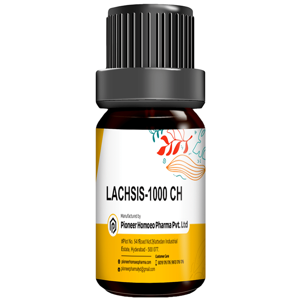 Pioneer Pharma Lachesis Globules Pellets Multidose Pills 1000 CH Pioneer Pharma Lachesis Globules Pellets Multidose Pills 1000 CH