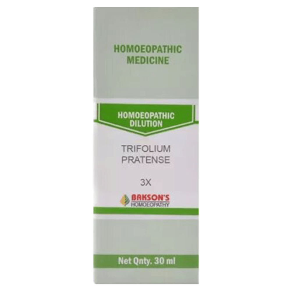 Bakson's Homeopathy Trifolium Pratense Dilution 3X Bakson's Homeopathy Trifolium Pratense Dilution 3X