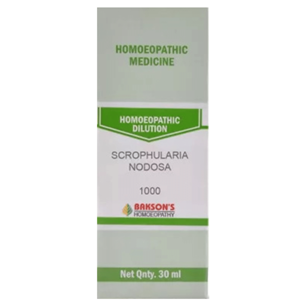 Bakson's Homeopathy Scrophularia Nodosa Dilution 1000 CH Bakson's Homeopathy Scrophularia Nodosa Dilution 1000 CH