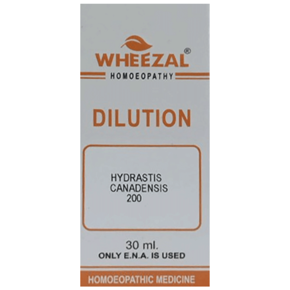Wheezal Hydrastis Can Dilution 200 Wheezal Hydrastis Can Dilution 200