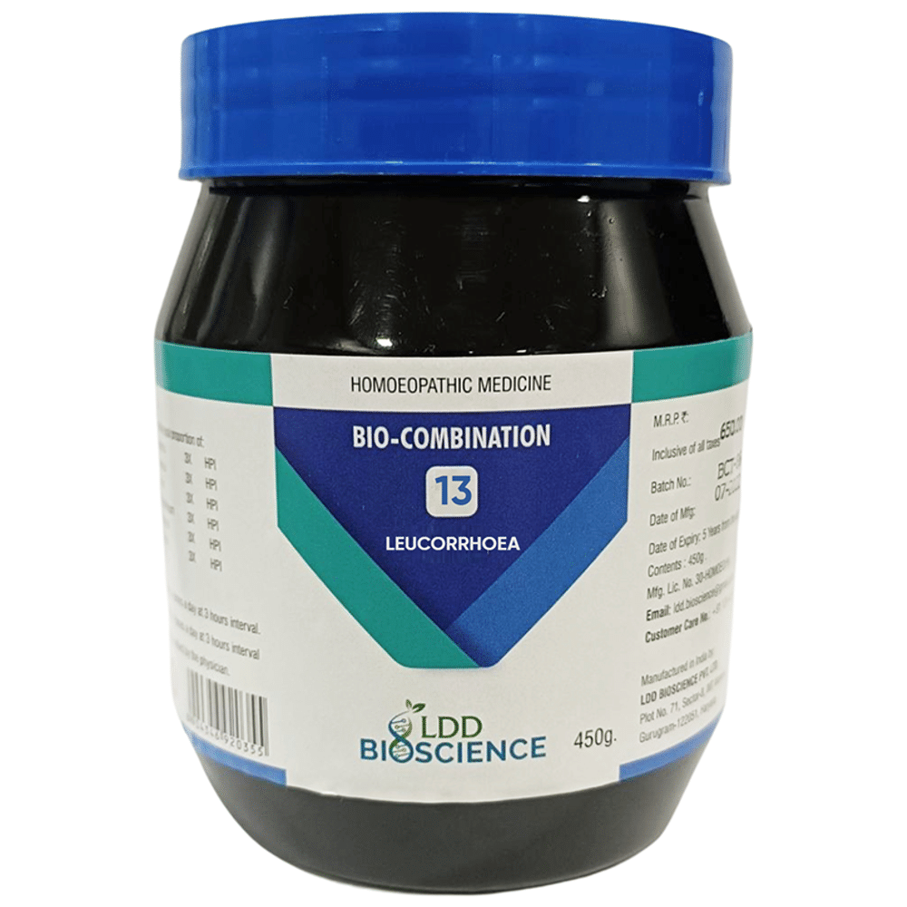 LDD Bioscience Bio-Combination 13 Leucorrhoea Tablet LDD Bioscience Bio-Combination 13 Leucorrhoea Tablet
