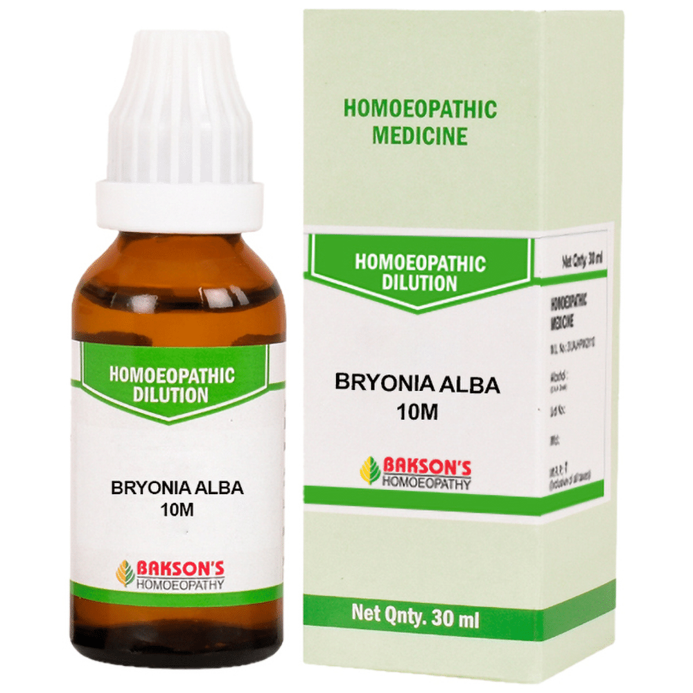 Bakson's Homeopathy Bryonia Alba Dilution 10M Bakson's Homeopathy Bryonia Alba Dilution 10M
