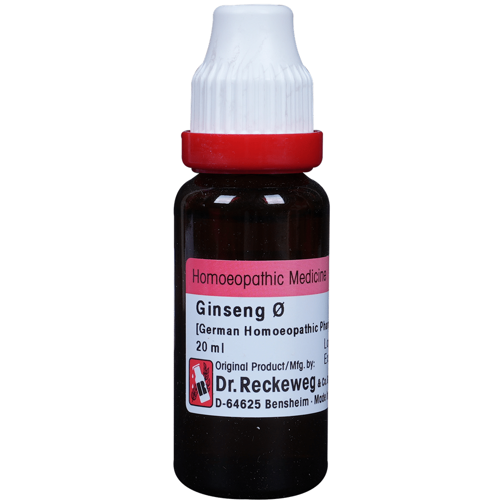 Dr. Reckeweg Ginseng Mother Tincture Q Dr. Reckeweg Ginseng Mother Tincture Q