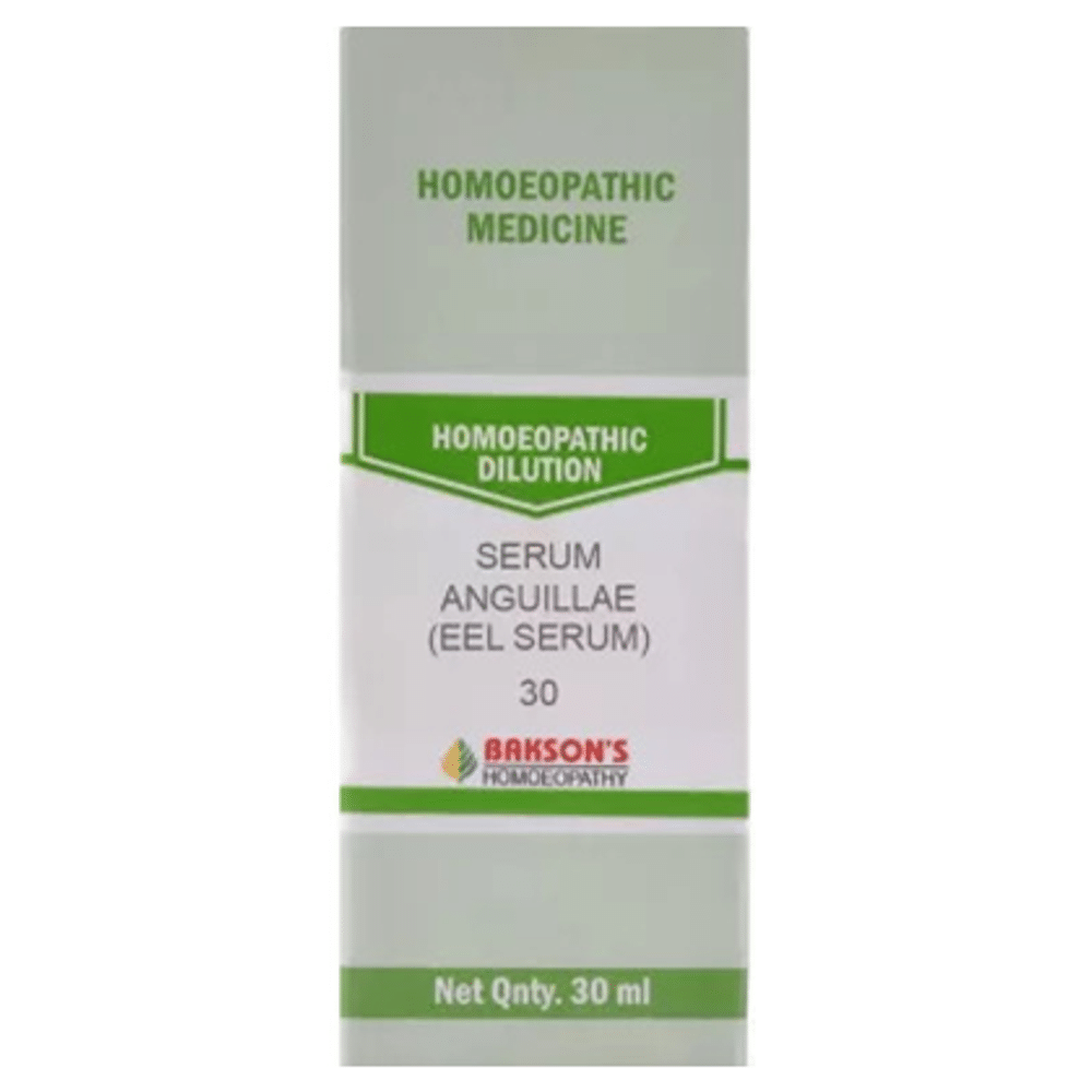 Bakson's Homeopathy Serum Anguillae (Eel Serum) Dilution 30