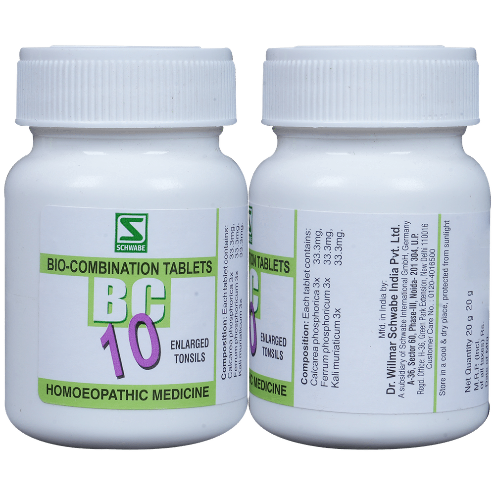 Dr Willmar Schwabe India Bio-Combination 10 (BC 10) Tablet Dr Willmar Schwabe India Bio-Combination 10 (BC 10) Tablet