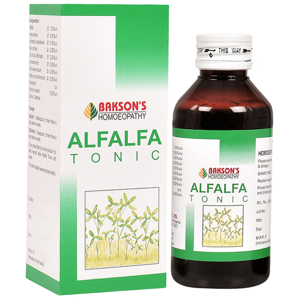 Bakson's Homeopathy Alfalfa Tonic Bakson's Homeopathy Alfalfa Tonic