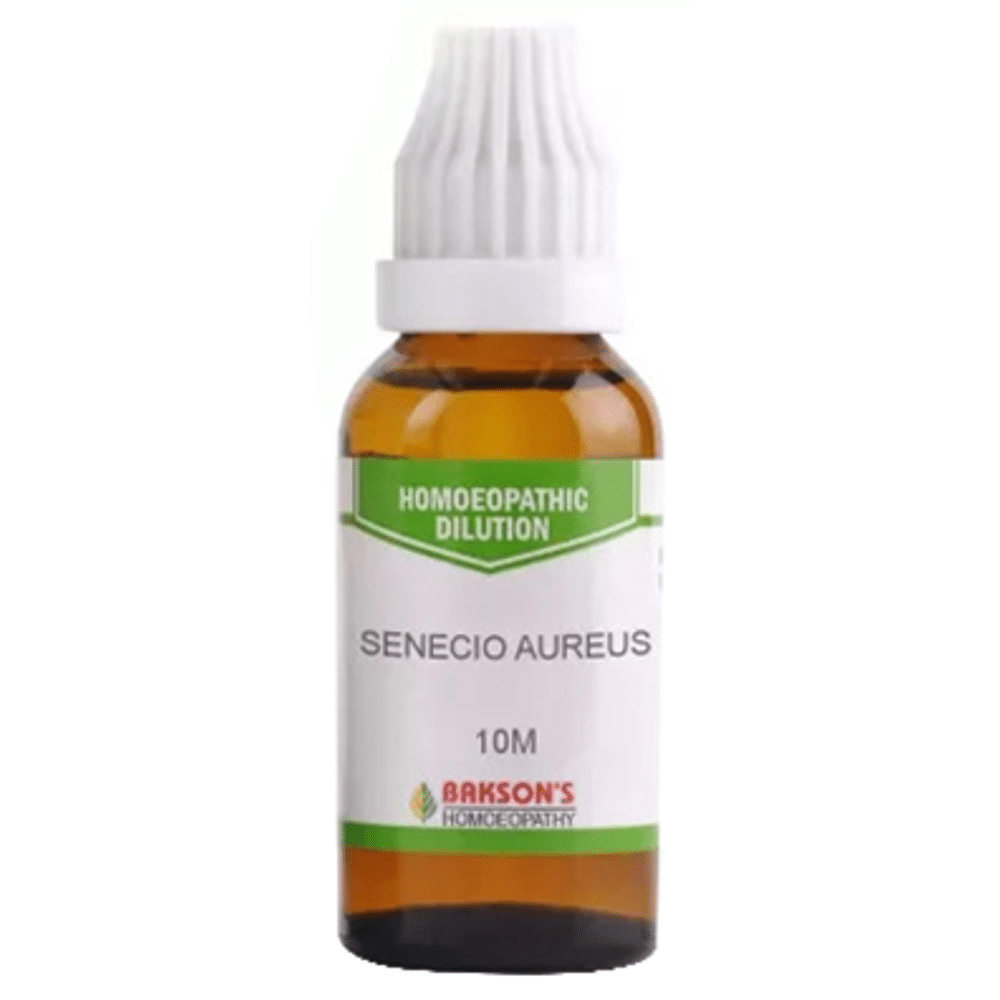 Bakson's Homeopathy Senecio Aureus Dilution 10M Bakson's Homeopathy Senecio Aureus Dilution 10M