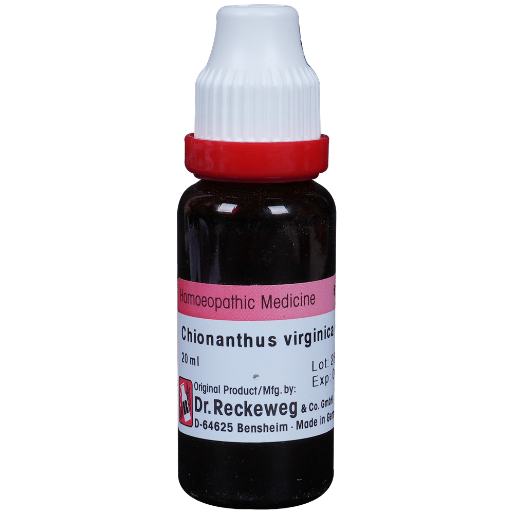 Dr. Reckeweg Chionanthus V Mother Tincture Q Dr. Reckeweg Chionanthus V Mother Tincture Q