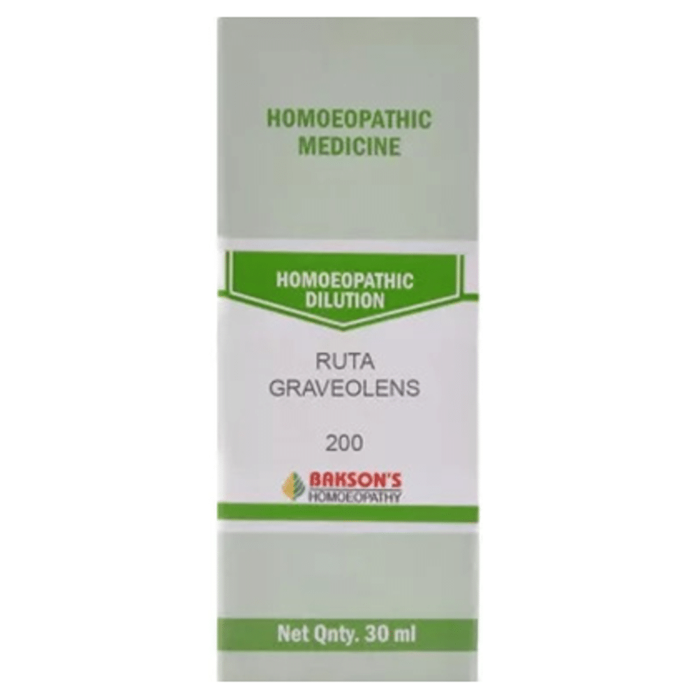 Bakson's Homeopathy Ruta Graveolens Dilution 200 Bakson's Homeopathy Ruta Graveolens Dilution 200