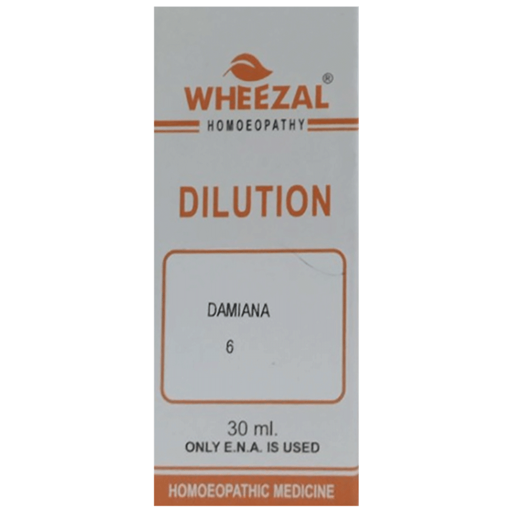 Wheezal Damiana Dilution 6 Wheezal Damiana Dilution 6