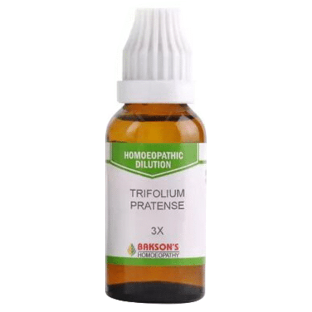 Bakson's Homeopathy Trifolium Pratense Dilution 3X Bakson's Homeopathy Trifolium Pratense Dilution 3X