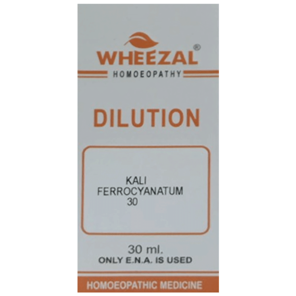 Wheezal Kali Ferrocyanatum Dilution 30 Wheezal Kali Ferrocyanatum Dilution 30
