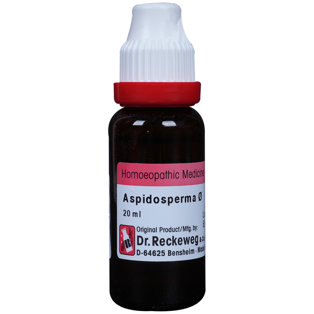 Dr. Reckeweg Aspidosperma Mother Tincture Q Dr. Reckeweg Aspidosperma Mother Tincture Q