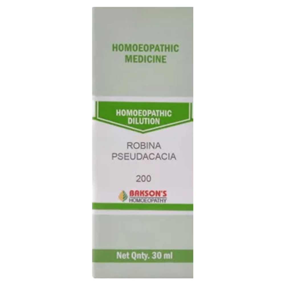 Bakson's Homeopathy Robina Pseudacacia Dilution 200 Bakson's Homeopathy Robina Pseudacacia Dilution 200