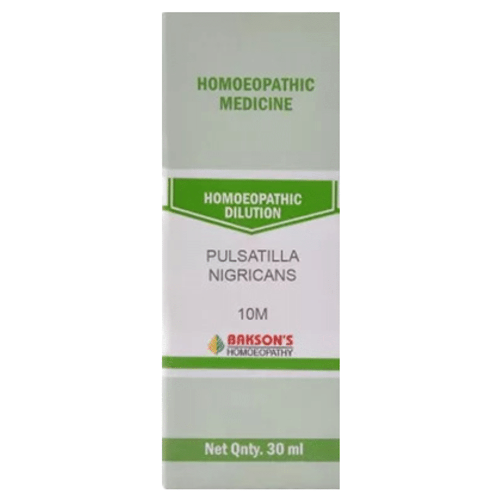 Bakson's Homeopathy Pulsatilla Nigricans Dilution 10M Bakson's Homeopathy Pulsatilla Nigricans Dilution 10M