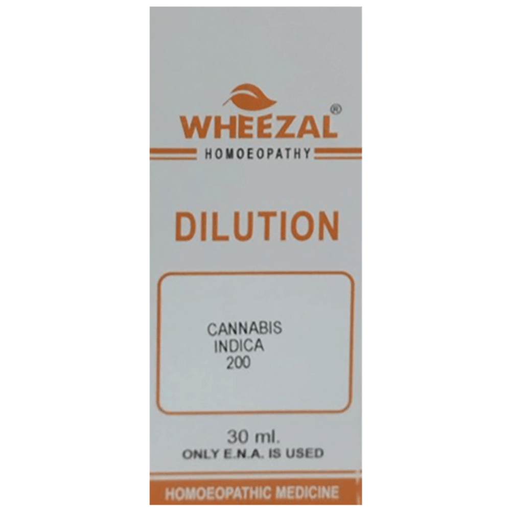 Wheezal Cannabis Indica Dilution 200 Wheezal Cannabis Indica Dilution 200