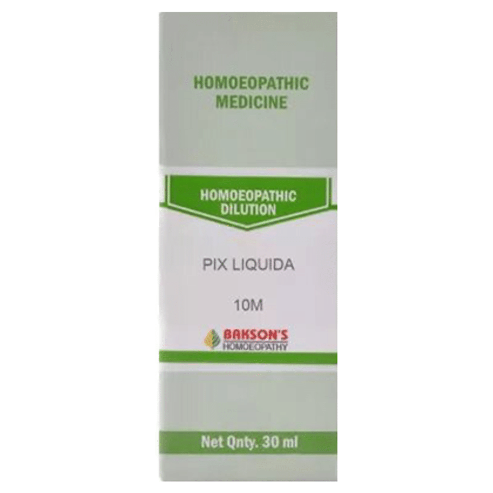 Bakson's Homeopathy Pix Liquida Dilution 10M