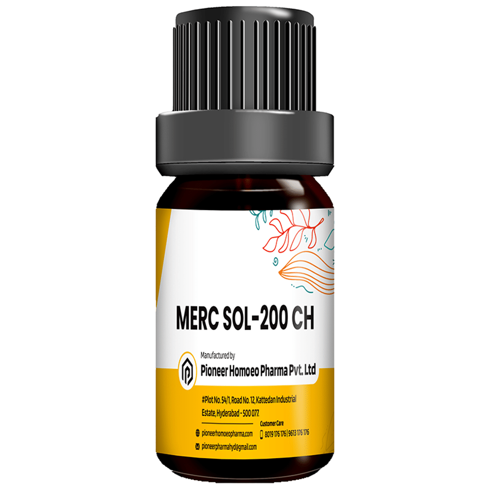 Pioneer Pharma Merc Sol Globules Pellets Multidose Pills 200 CH Pioneer Pharma Merc Sol Globules Pellets Multidose Pills 200 CH