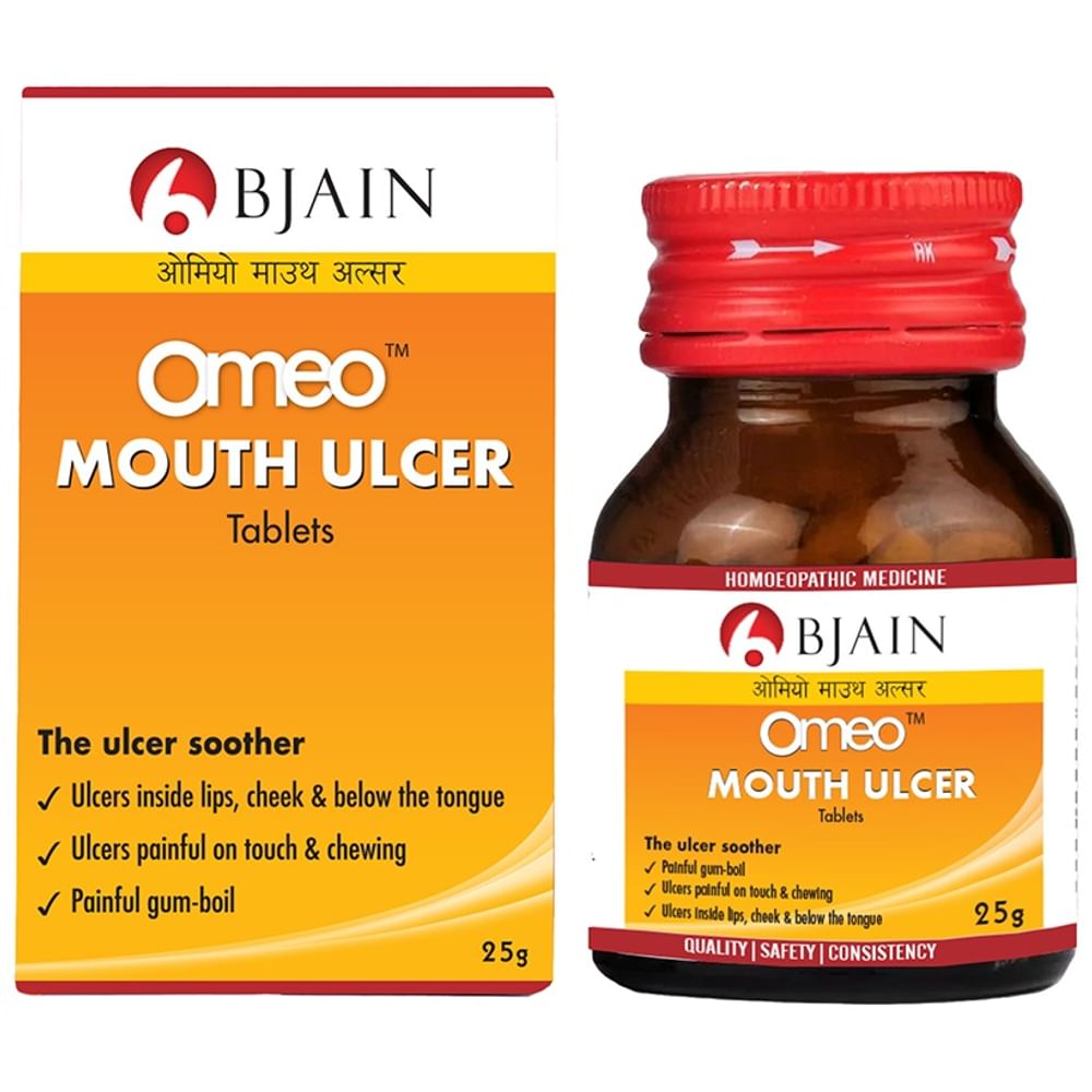 Bjain Omeo Mouth Ulcer Tablet Bjain Omeo Mouth Ulcer Tablet