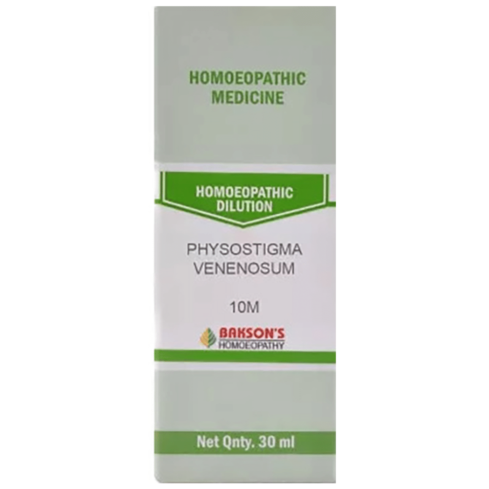 Bakson's Homeopathy Physostigma Venenosum Dilution 10M Bakson's Homeopathy Physostigma Venenosum Dilution 10M