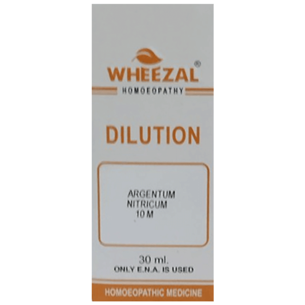 Wheezal Argentum Nitricum Dilution 10M Wheezal Argentum Nitricum Dilution 10M
