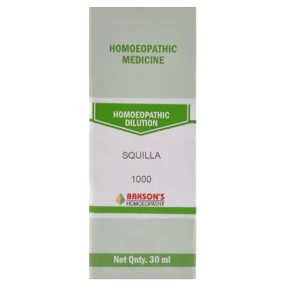 Bakson's Homeopathy Squilla Dilution 1000 CH Bakson's Homeopathy Squilla Dilution 1000 CH