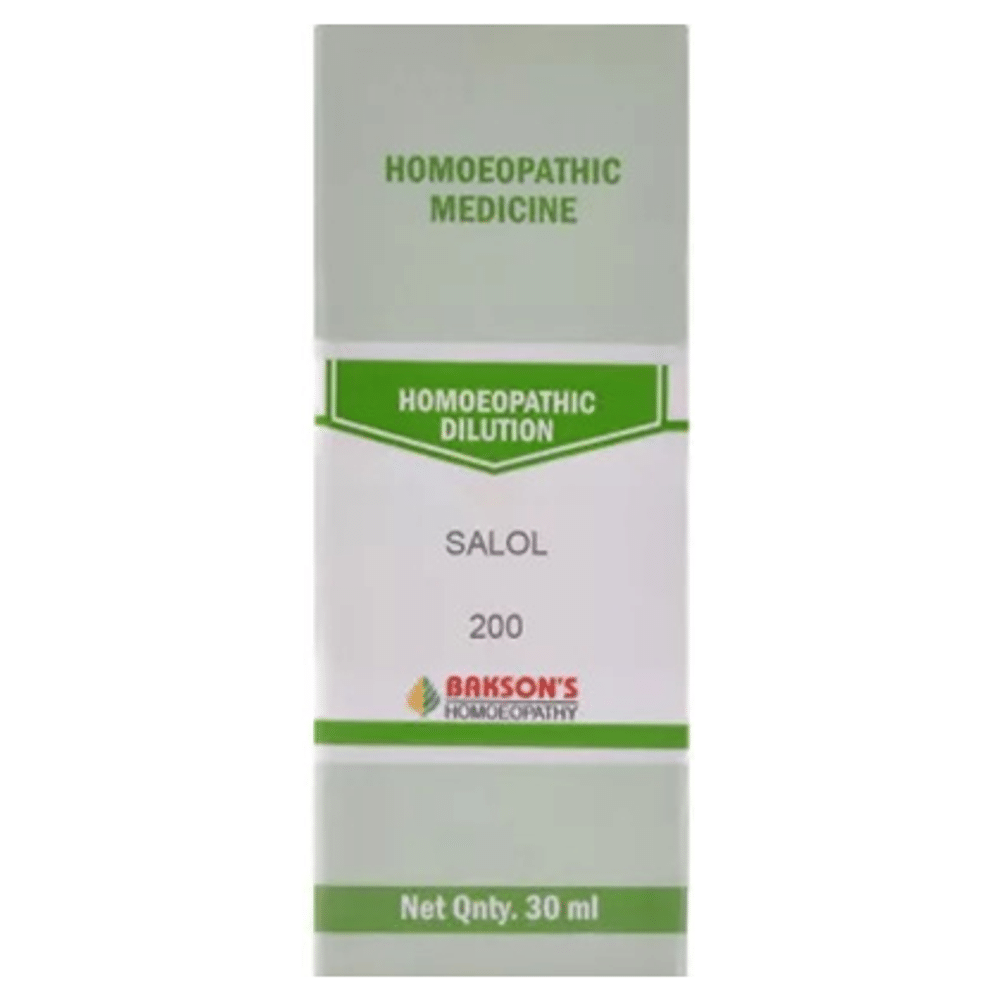 Bakson's Homeopathy Salol Dilution 200 Bakson's Homeopathy Salol Dilution 200