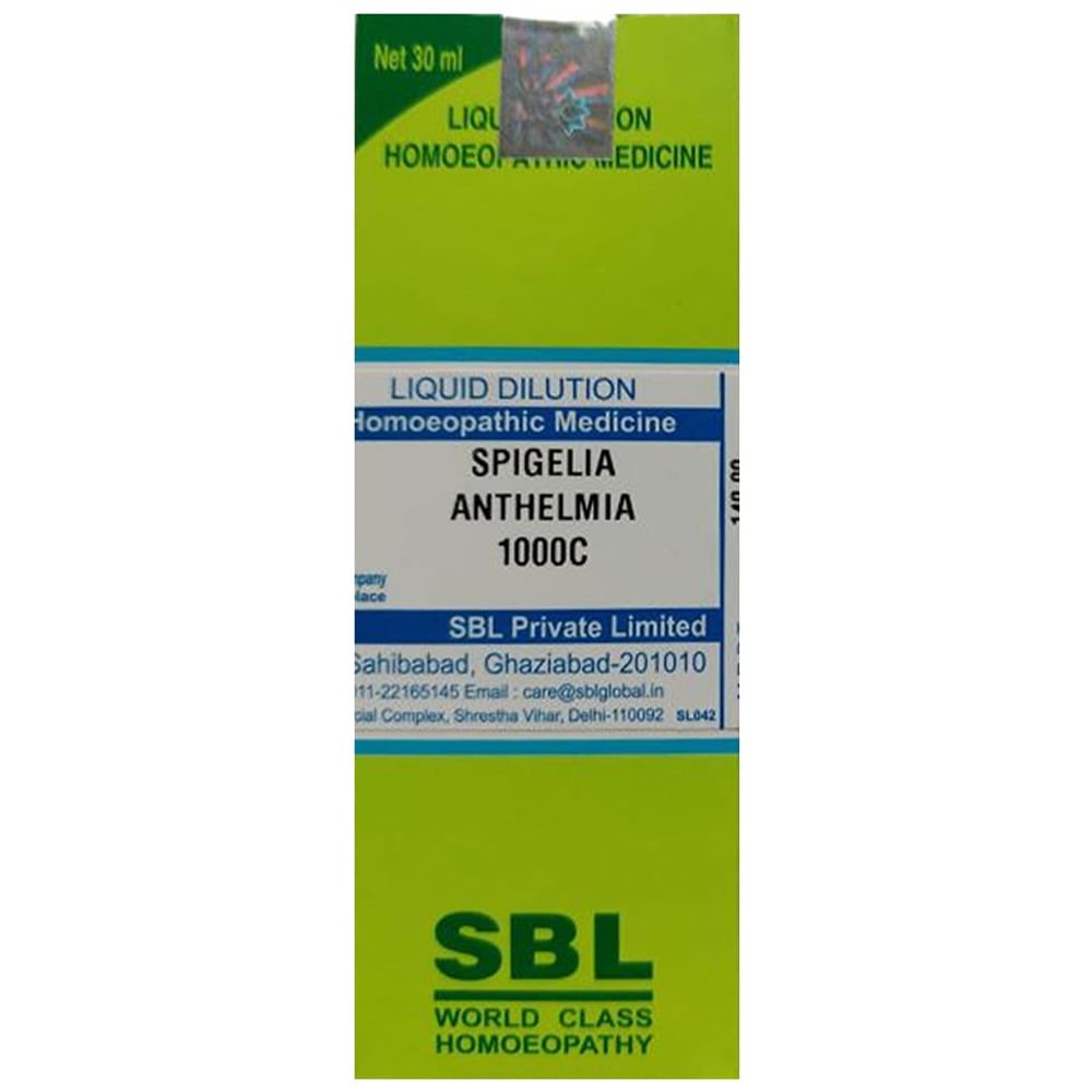 SBL Spigelia Anthelmia Dilution 1000 CH SBL Spigelia Anthelmia Dilution 1000 CH