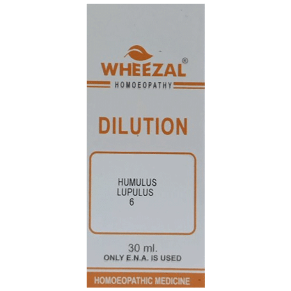 Wheezal Humulus Lupulus Dilution 6 Wheezal Humulus Lupulus Dilution 6