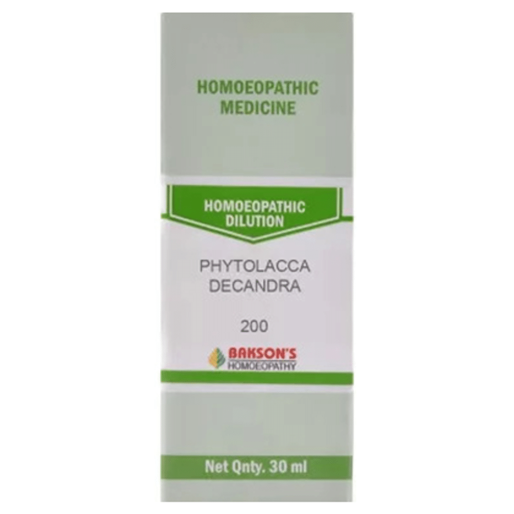 Bakson's Homeopathy Phytolacca Decandra Dilution 200